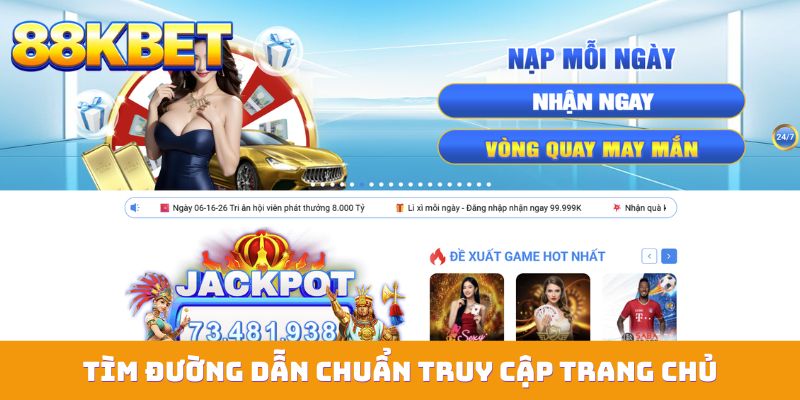 Tìm đường dẫn chuẩn truy cập trang chủ