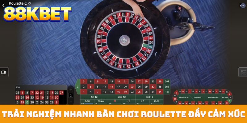 trai nghiem nhanh ban choi roulette day cam xuc Trải nghiệm nhanh bàn chơi Roulette đầy cảm xúc